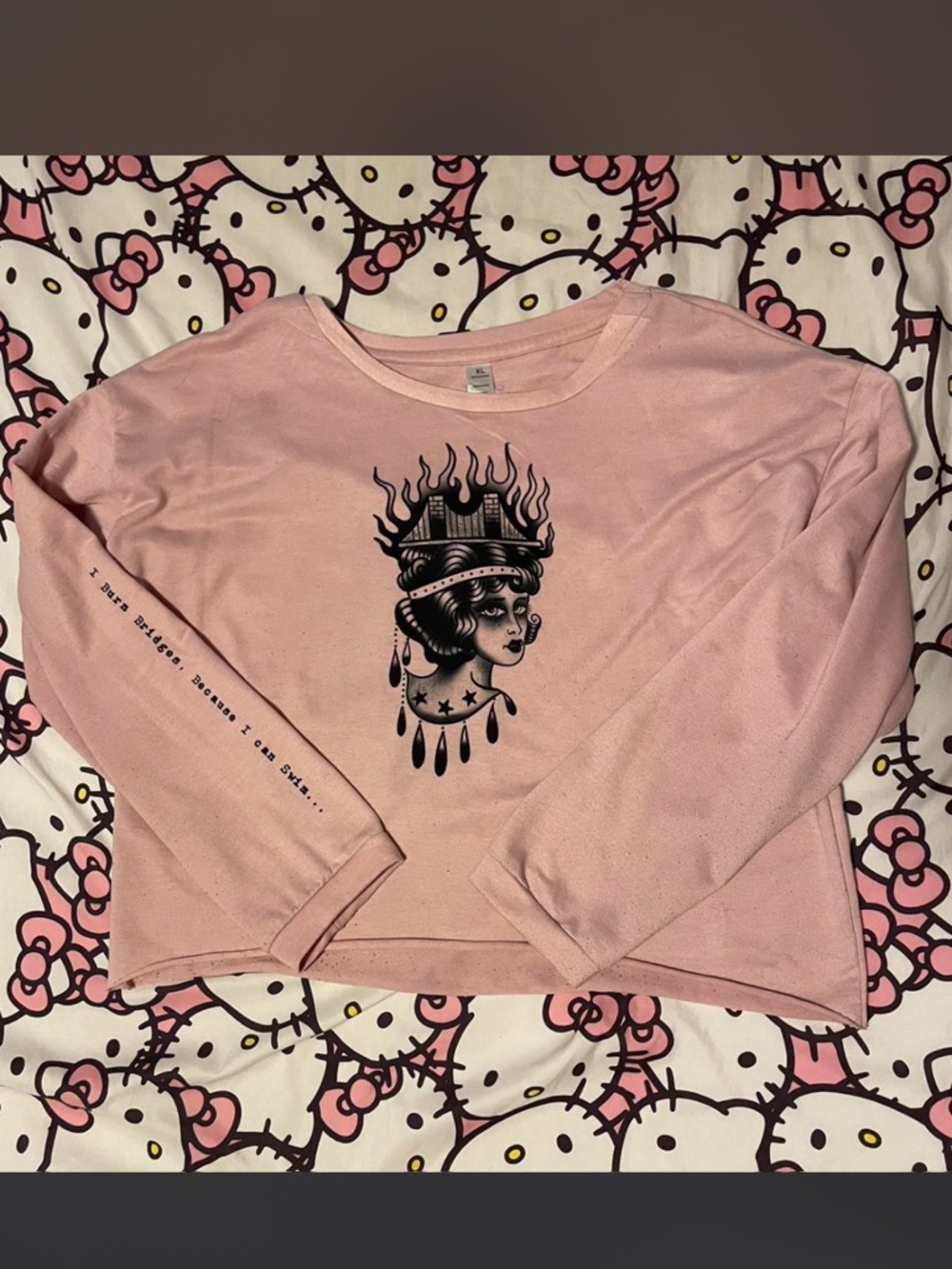 Burn Bridges long sleeve tee